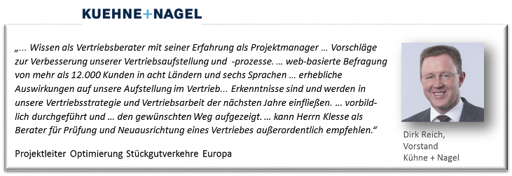 Referenz Dirk Reich Kühne+Nagel
